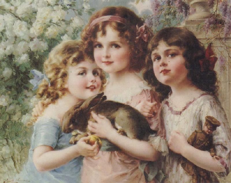 Emile Vernon The Three Graces china oil painting image